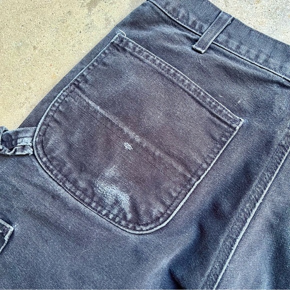 Carhartt Black Duck Canvas Carpenter Pants 32 - Picture 9 of 9